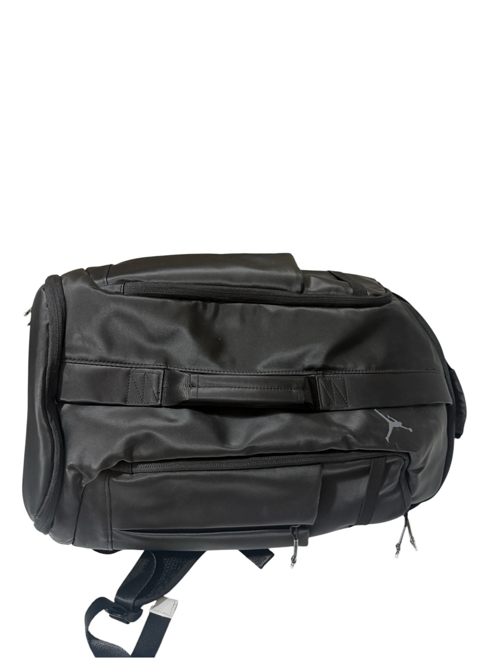 Jordan Black Men's Athletic Backpack with Subtle Jumpman - Picture 2 of 15